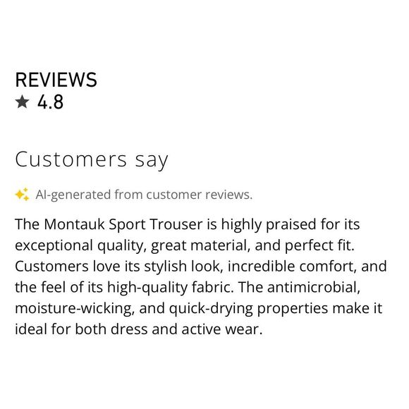 NWT GREYSON Men’s Montauk Trouser 36/32 Slate Gray Performance Stretch Golf Pant - Picture 8 of 13